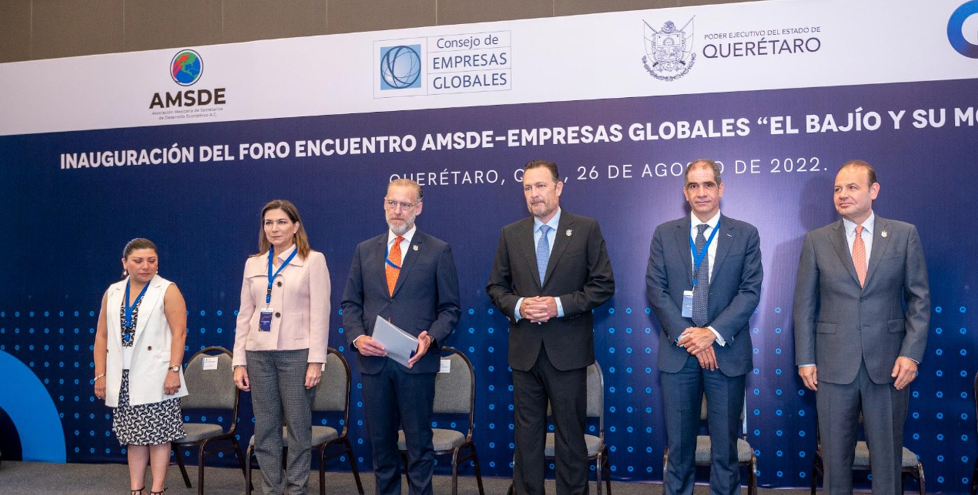 Inaugura Gobernador foro AMSDE – Empresas Globales El Bajío y su Modelo de Desarrollo