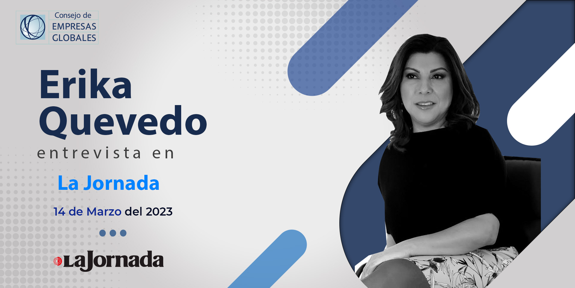 Erika Quevedo, directora general de nuestro Consejo en entrevista con La Jornada